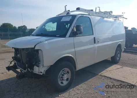 2020 Chevrolet Express Cargo Rwd 2500 Regular Wheelbase Wt from USA, damaged, VIN 1GCWGAFP0L1277861